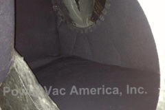 Air supply plenum in a residential system after air duct cleaning