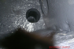 air duct supply plenum cleaned and coated with carlisle product