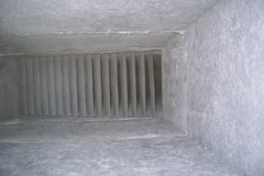 Turning Vane inside supply ductwork – “After”