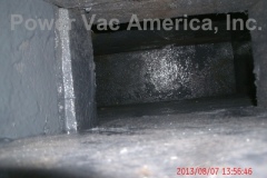 clean duct board after photo for air duct cleaning in an apartment