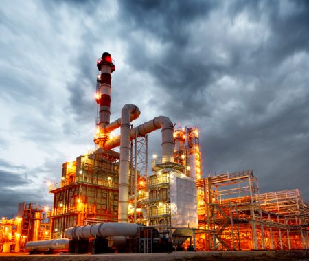 Industrial Oil and Gas Processing Plant
