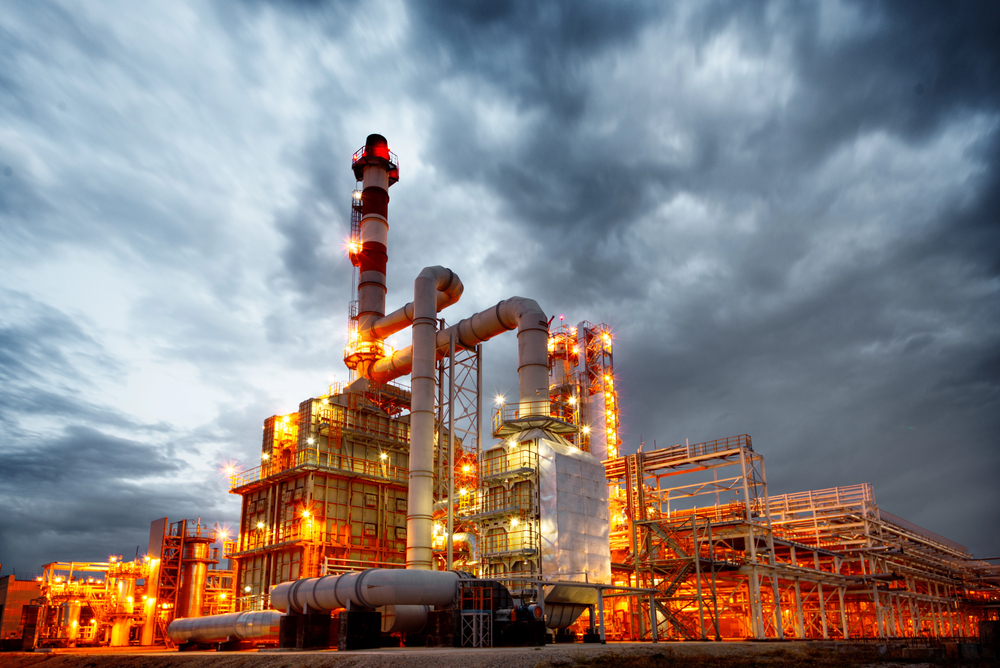 Industrial Oil and Gas Processing Plant